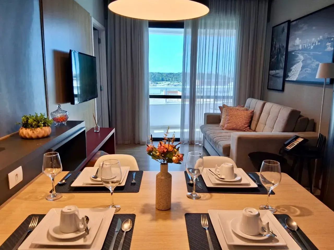 Quarto e sala mobiliado Caminho das Árvores - Foto 5