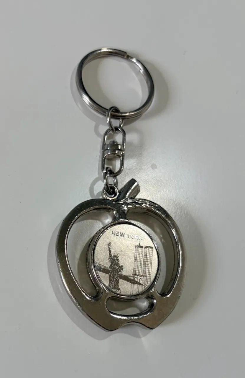 Chaveiro Big Apple New York em Metal