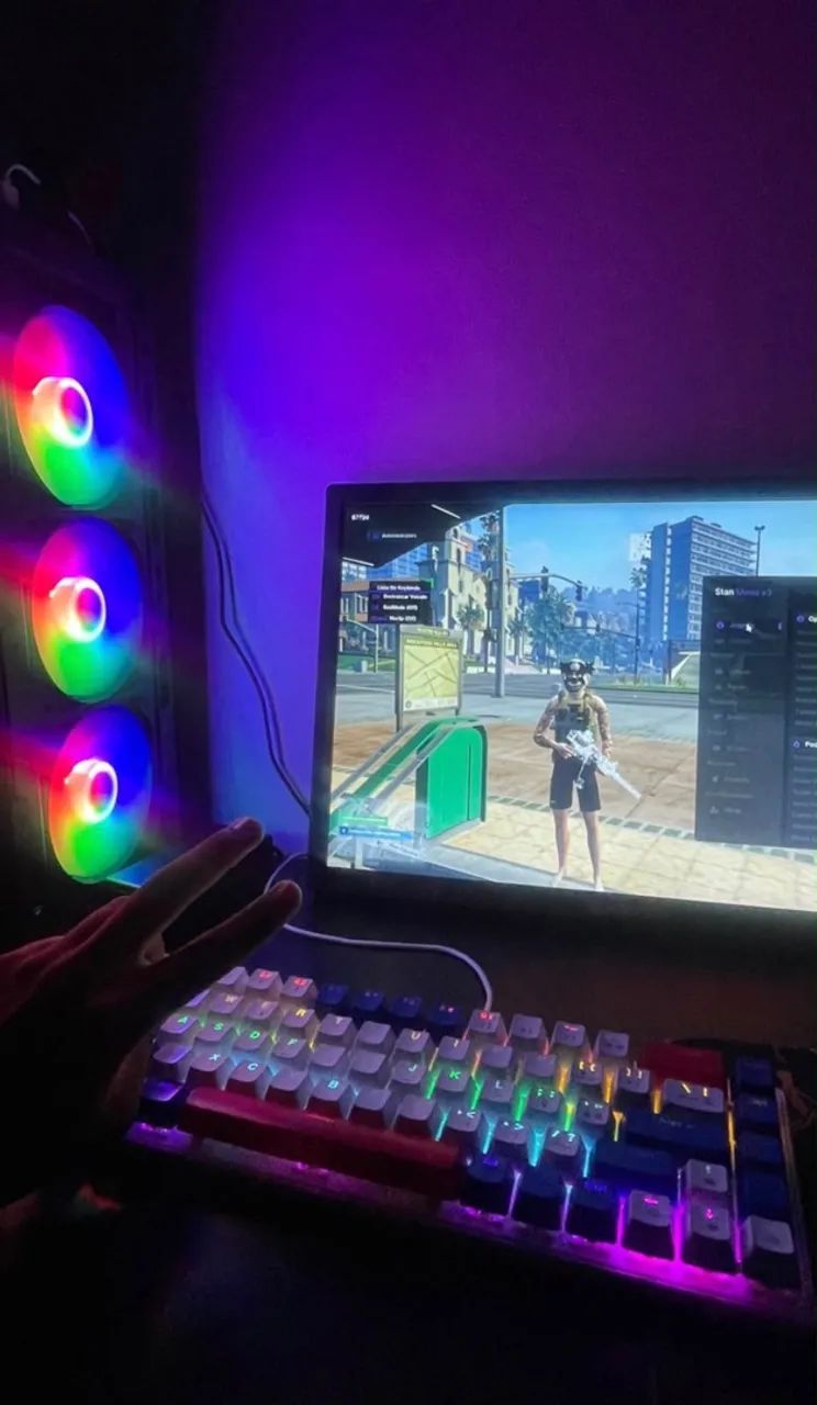 Computador gamer completo 2 telas 4.700  - Foto 4