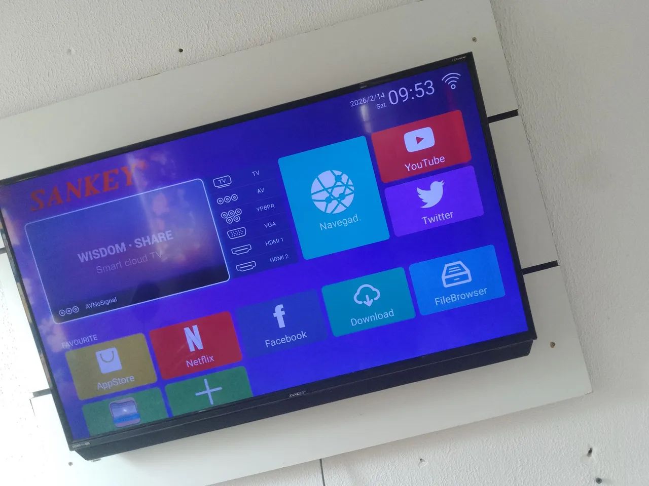 Televisão smart Android 55polegadas