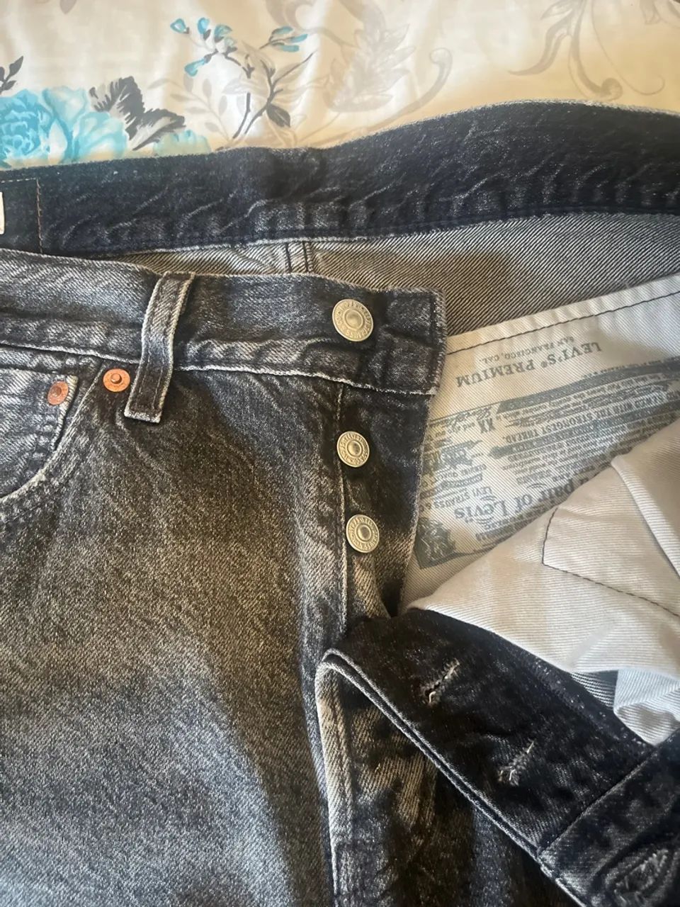 Calça Jeans Levis Masculina 501  - Foto 2