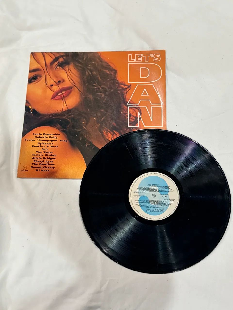 lp lets dance 2 (1993) som livre coletânea internacional vinil