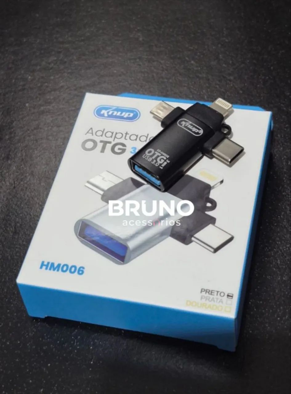 Adaptador otg 3 em 1 - Foto 2