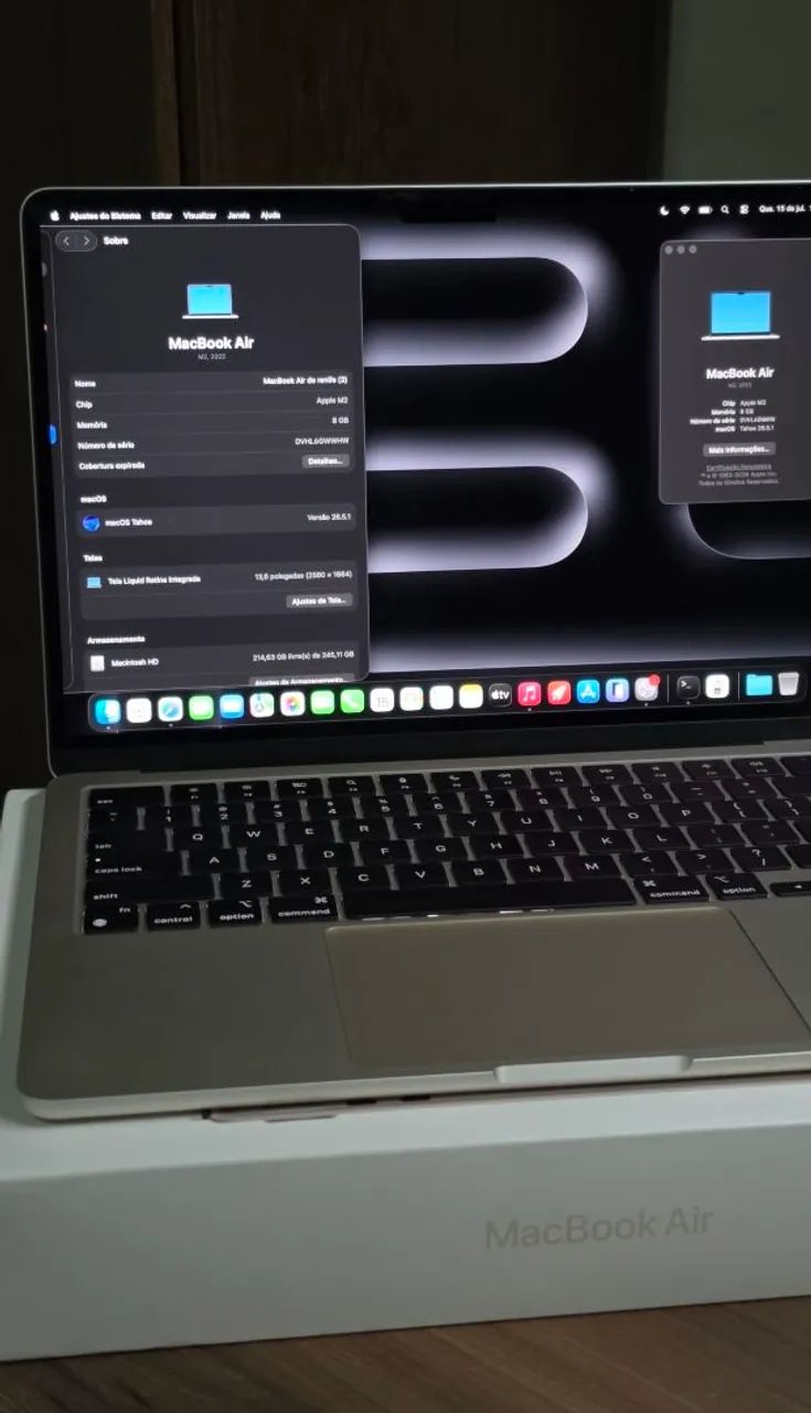 MacBook Air M2 13' StarLight - Novo na Caixa - Notebooks - Jardim