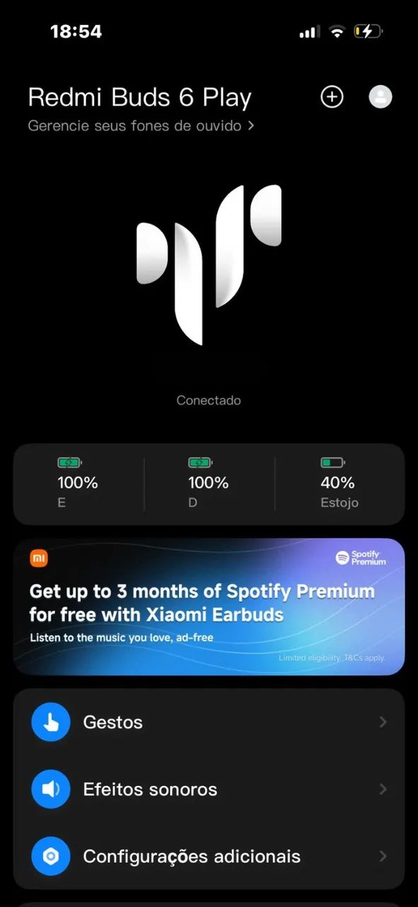 Fone Xiaomi Redmi Buds 6 Play Original - Ótimo Estado - Foto 4