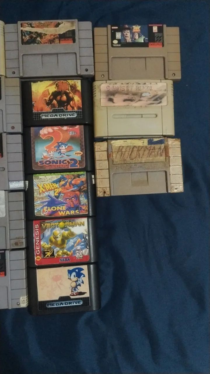 Fitas de Super Nintendo e Mega Drive - Foto 2