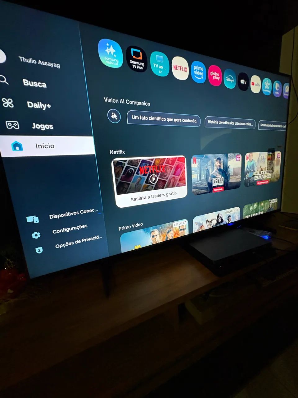 Smart TV Samsung 50 polegadas UHD Crystal