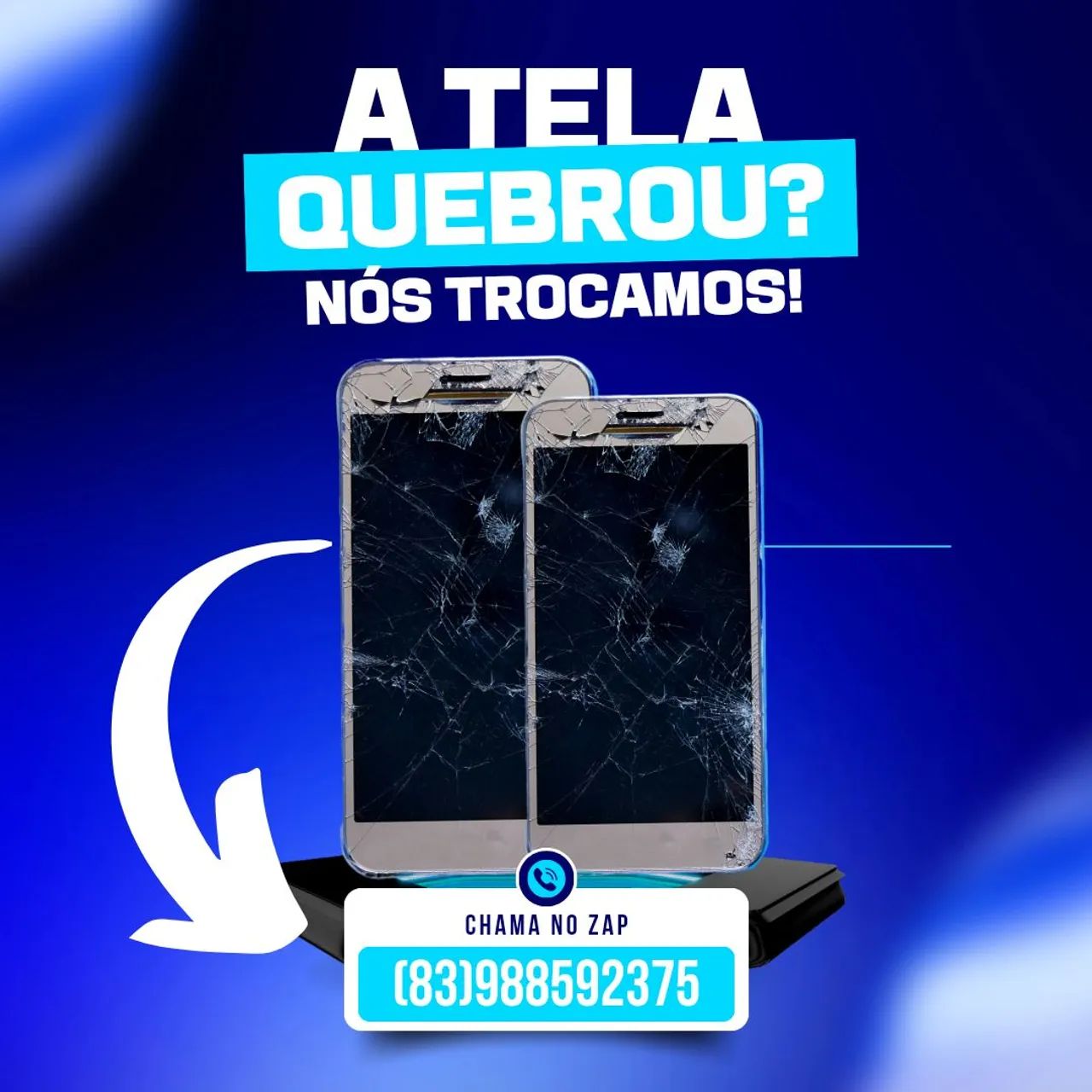 Troca de tela de celular 
