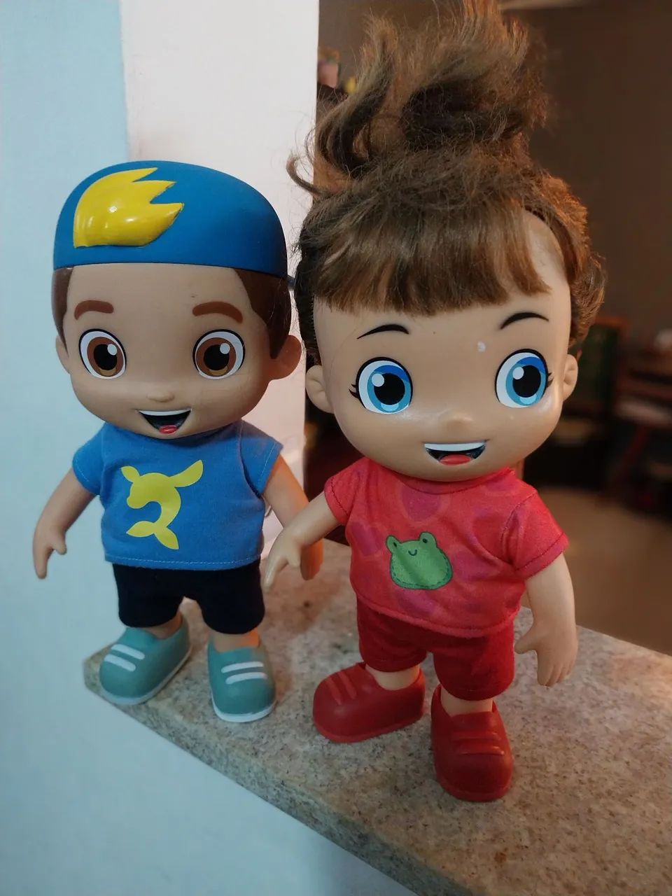 Kit 2 Bonecos Luccas Neto e Gi