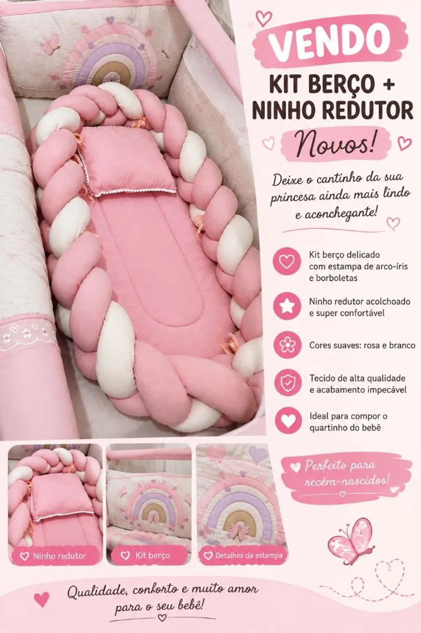 Kit Berço + Ninho Redutor 