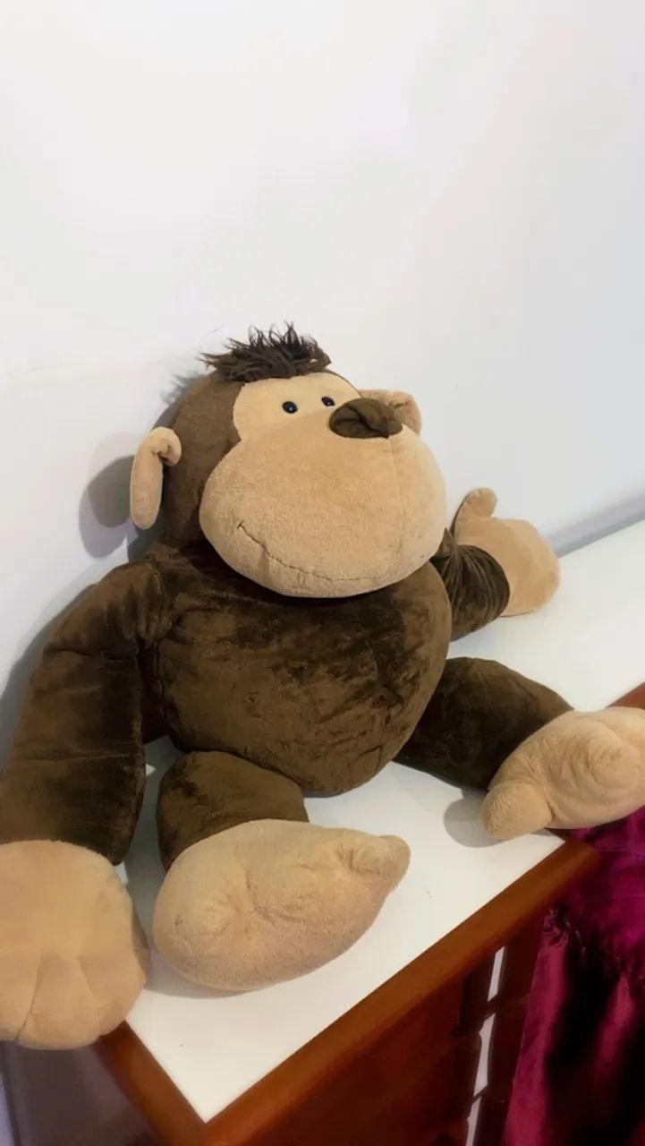 Macaco de Pelúcia Grande - Foto 2