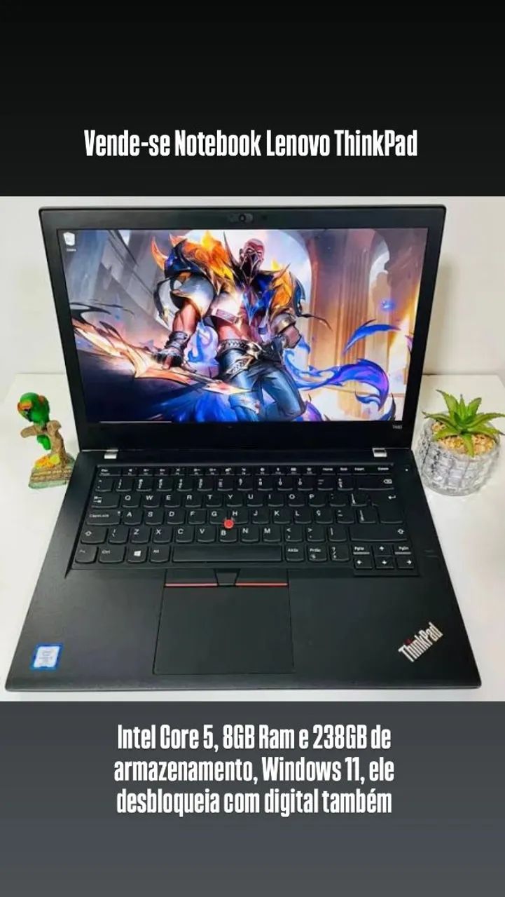 Vende-se Notebook Lenovo ThinkPad 