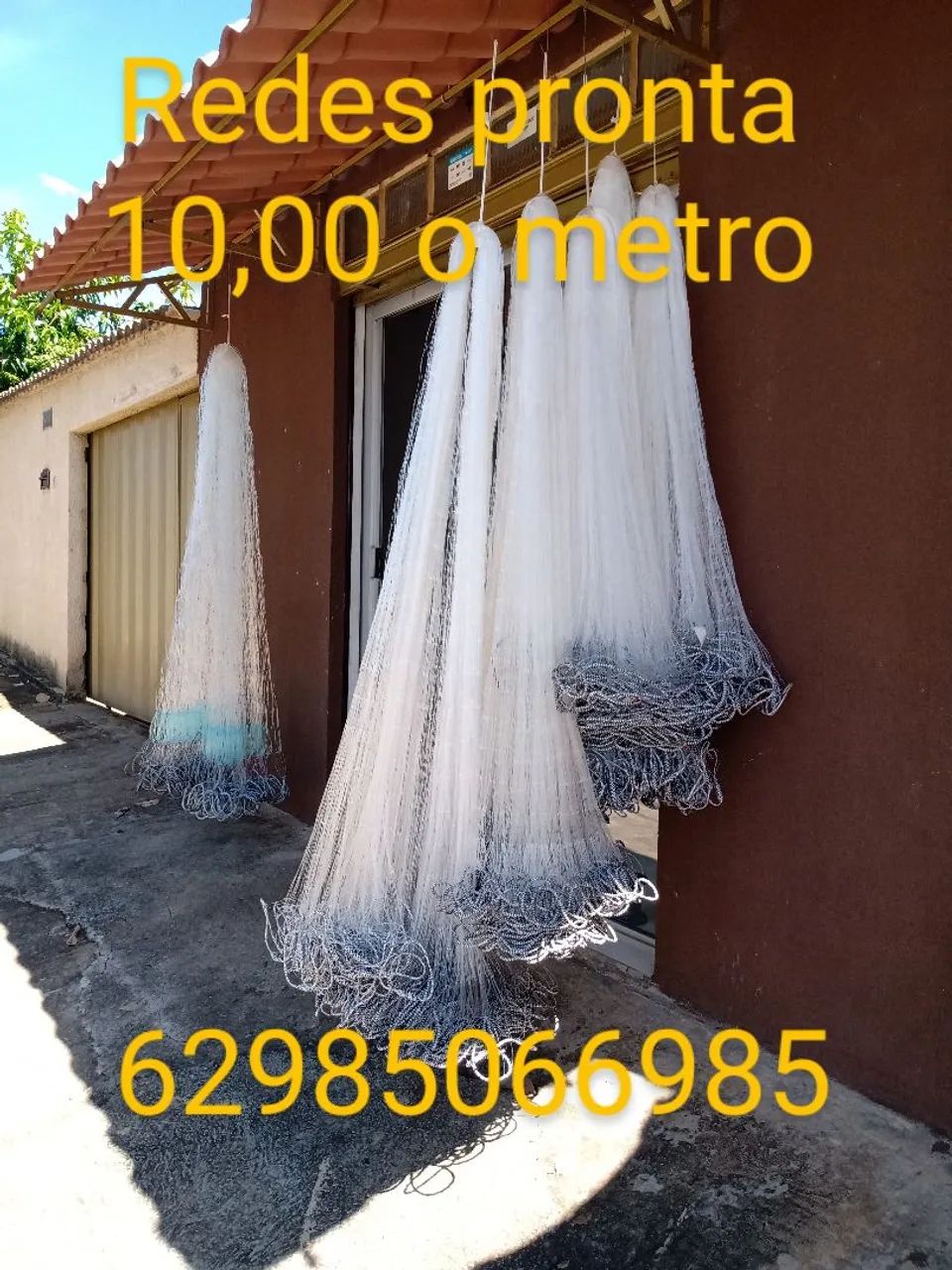 Malhadeira para pesca 10,00 o metro  - Foto 2