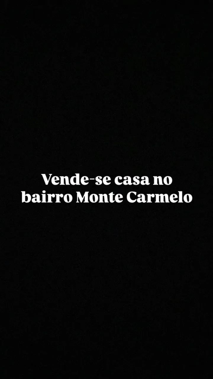 Vende-se casa no monte Carmelo 