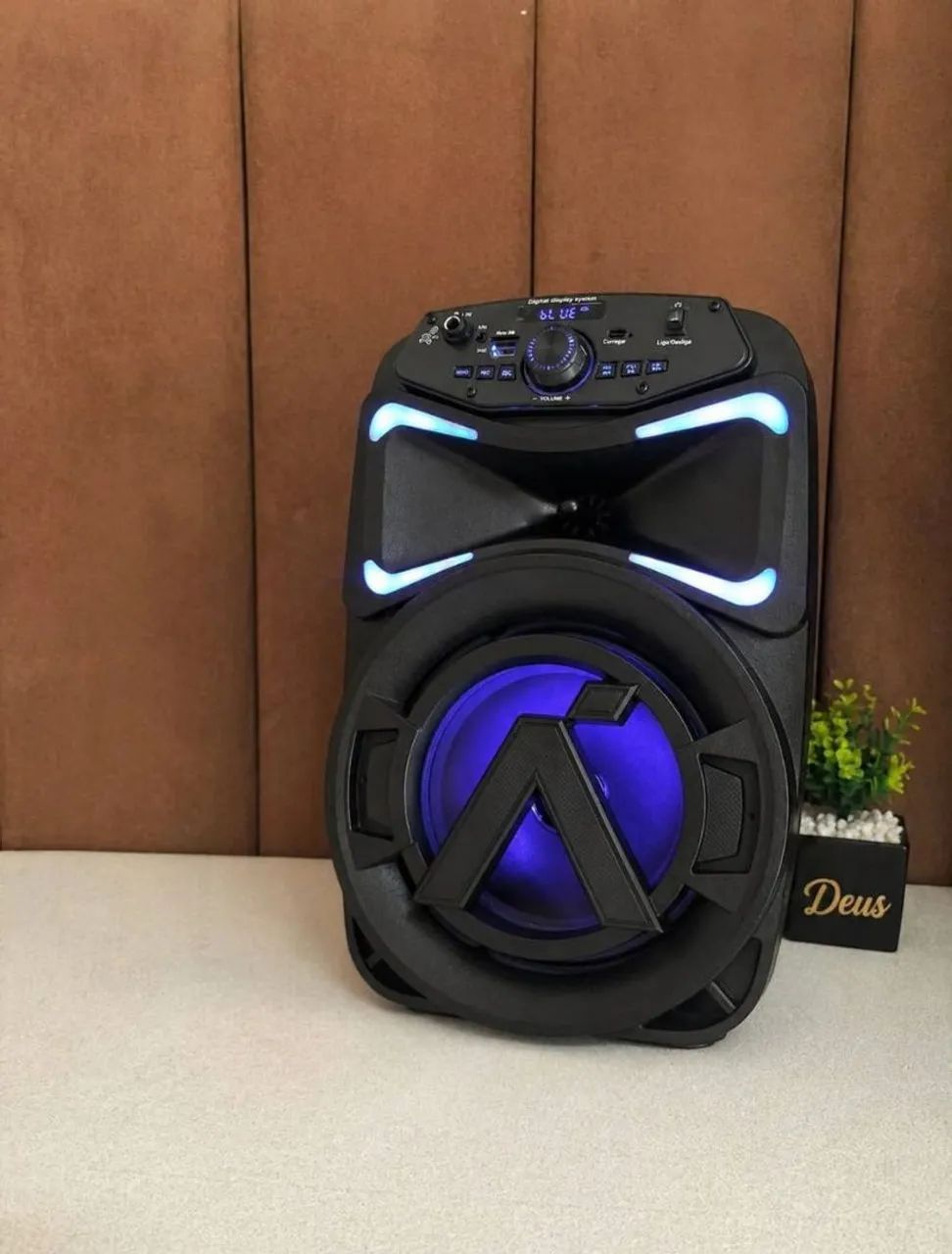 Caixa de som 250W aquário nova na caixa - Foto 2