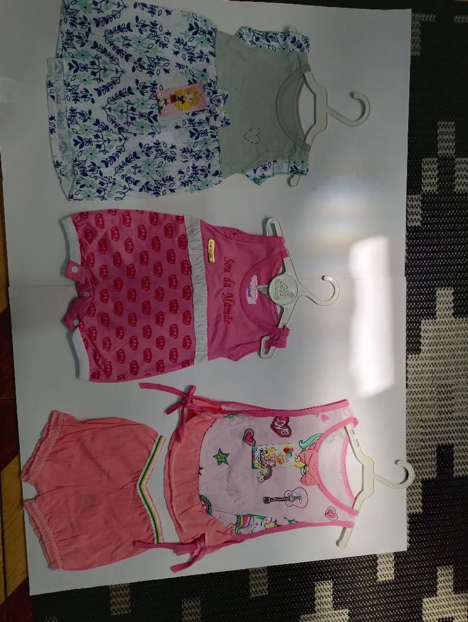 Kit roupa bebê menina