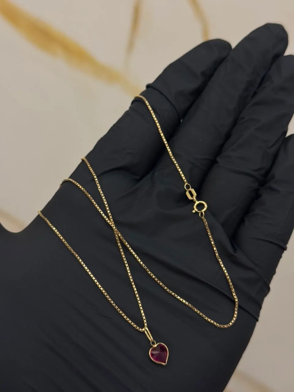 Cordão feminino em ouro 18k - Foto 2
