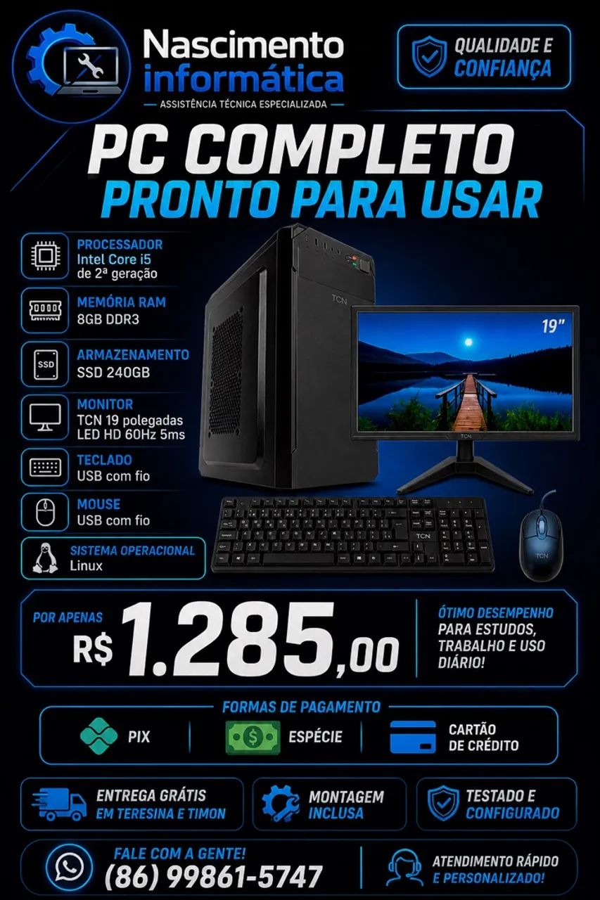 Computador i5 2 geração 