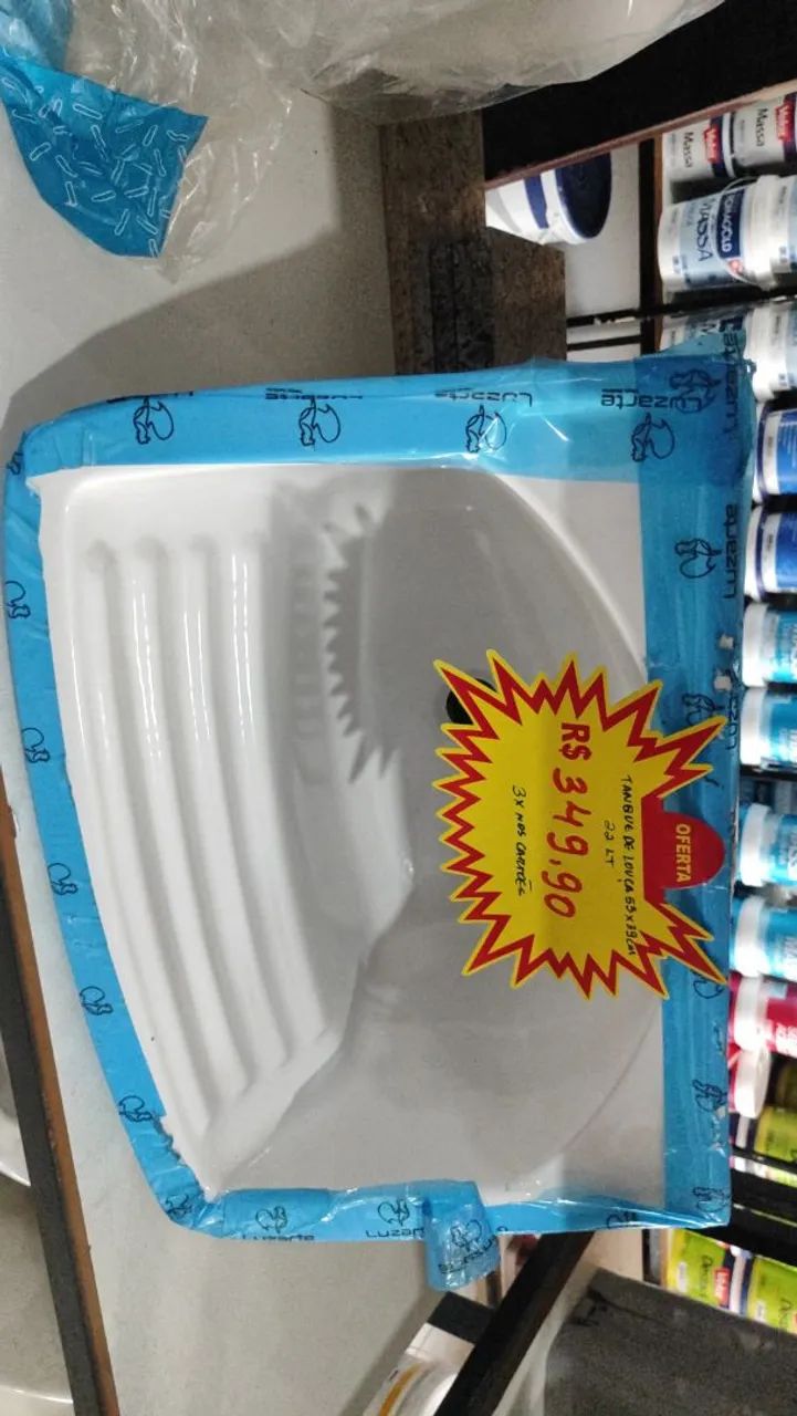 Tanque de louça para roupas 