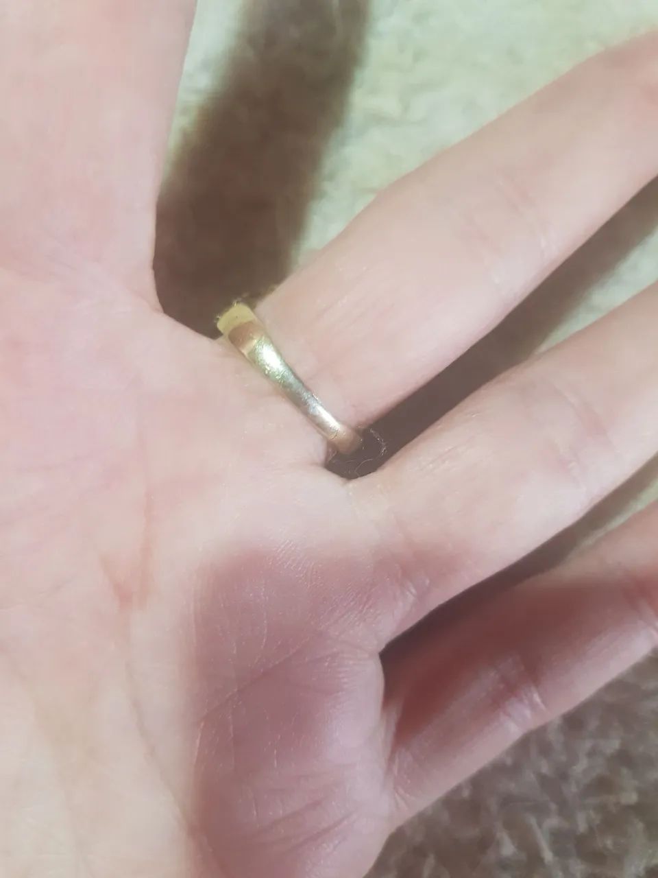 Anel acabamento em ouro  - Foto 3