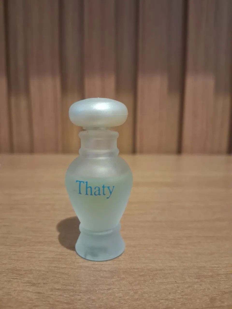 Miniatura perfume anfora o boticario Thaty rara 