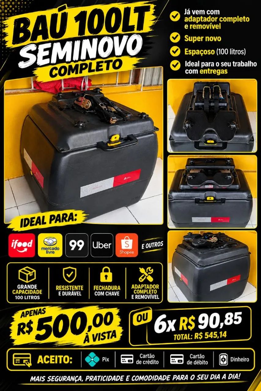 Baú 100lt