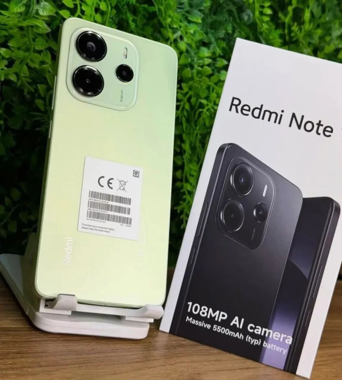 Celular Novo + Versão Global Redmi (Note14) 4G + 256/8 Cor Verde