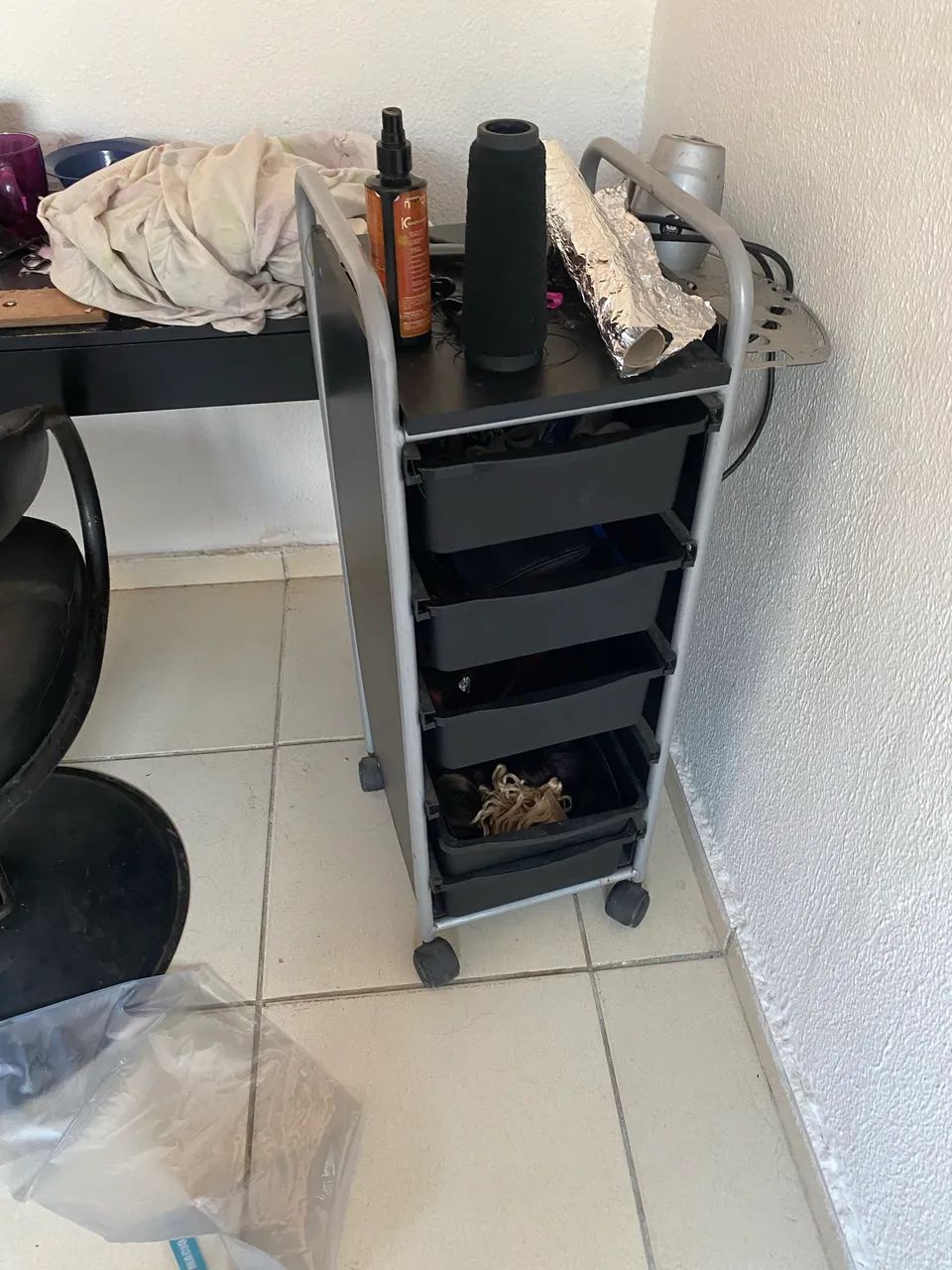 Cadeira e carrinho auxiliar  - Foto 5