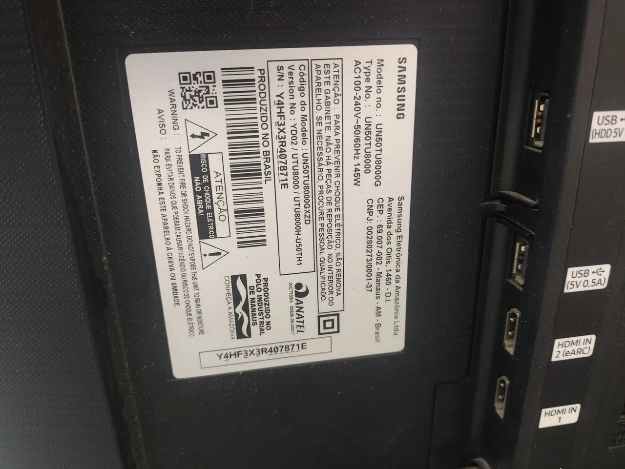 Tv Samsung 50 polegadas , 4k 