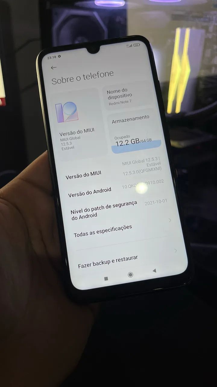 Celular Xiaomi Redmi Note 7 tudo funcionando - Foto 3