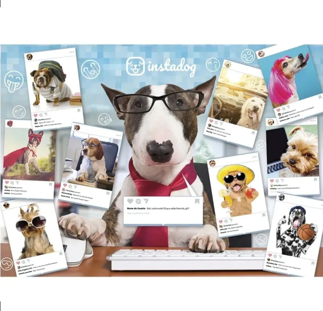 Quebra-cabeça "Instadog", 1000 peças - Foto 2