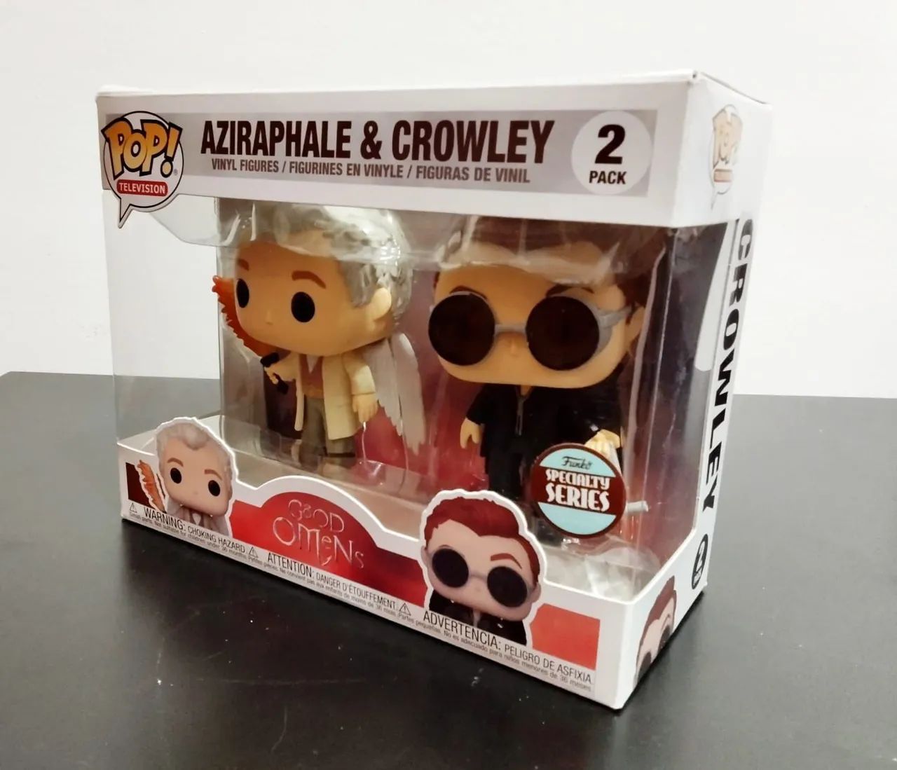 FUNKO POP  - GOOD OMENS - AZIRAPHALE & CROWLEY  - Foto 4