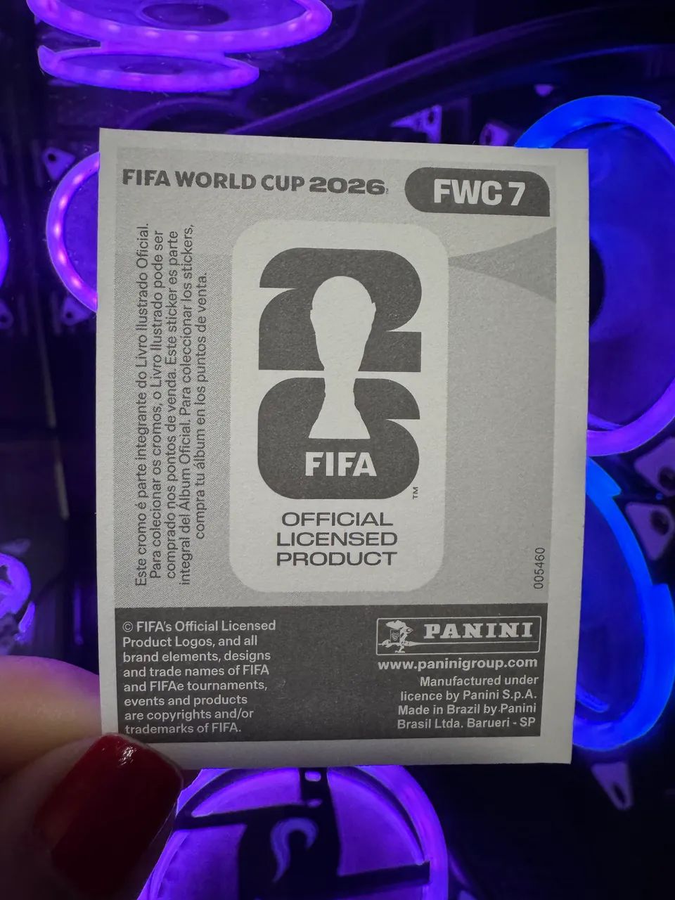 Figurinha FWC 7 taça verde (México) - Foto 2