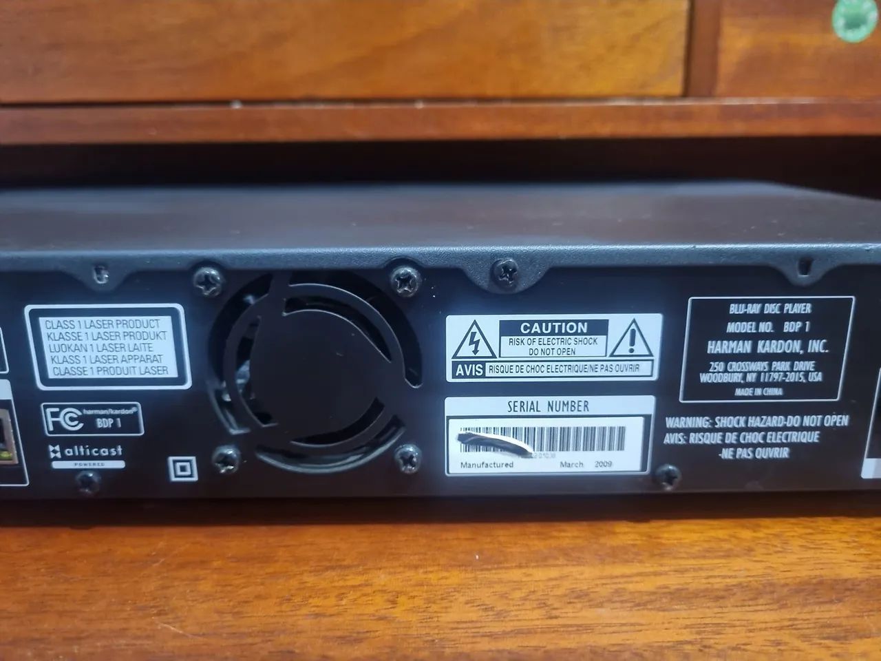 Blu-ray marca harman/kardon com defeito - Foto 4