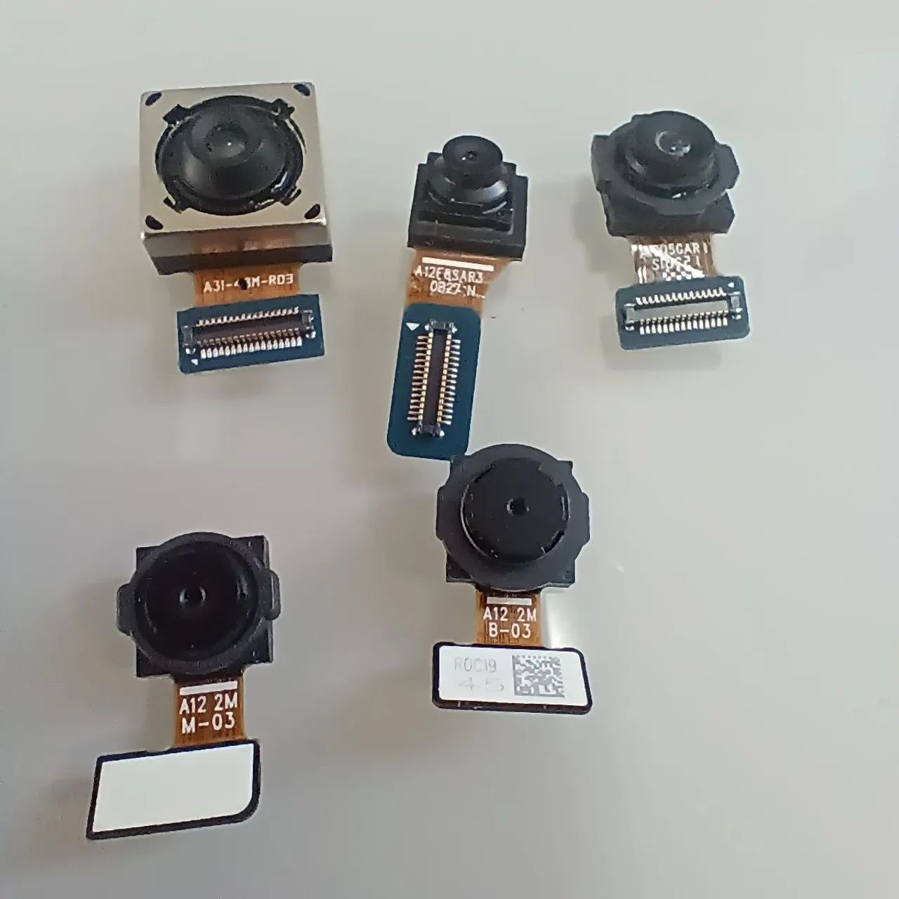 Lote de Peças Originais Samsung Galaxy A12 (SM-A125M) - Câmeras, Sub-placa e Alto-falantes - Foto 3