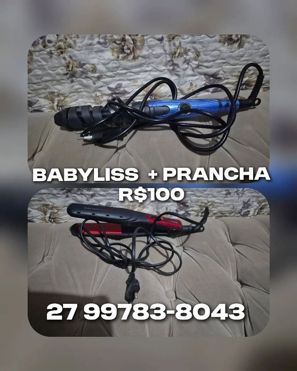 Prancha + babyliss 