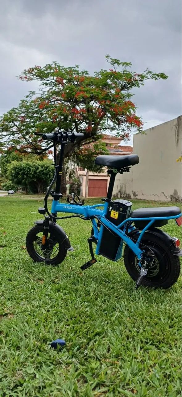 Bicicleta elétrica dobrável 