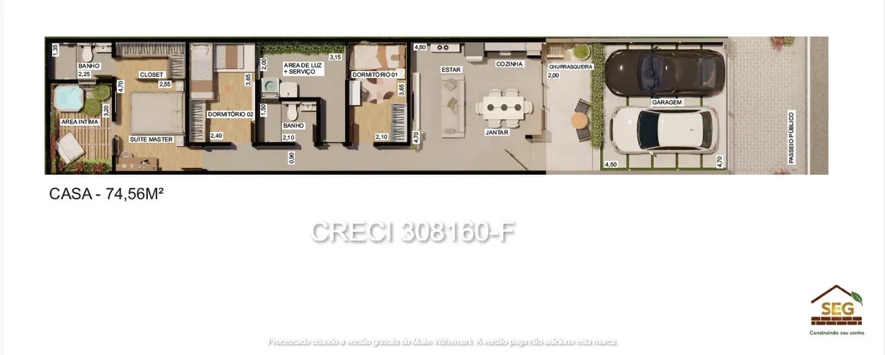 LANÇAMENTO DE CASAS NOVAS  ENTREGA EM 12 MESES! - Foto 4