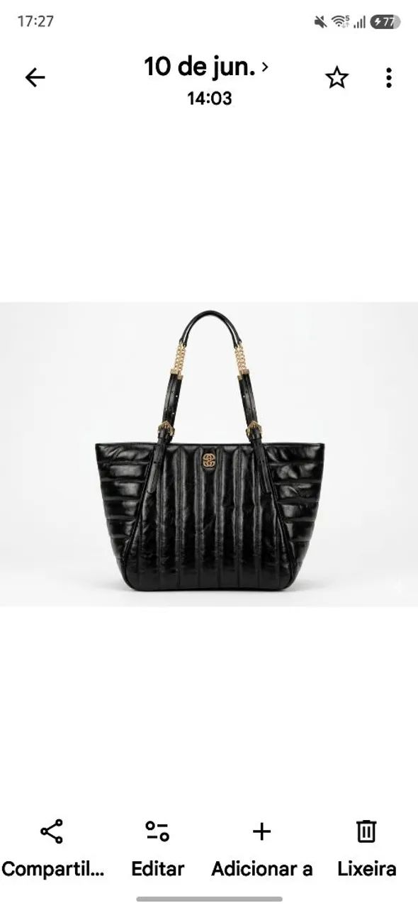 Bolsa Schutz Izzy preta. - Foto 3