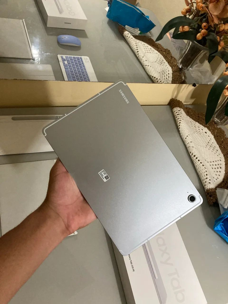 Sansung galaxy tab S10 FE + acessórios de brinde  - Foto 5
