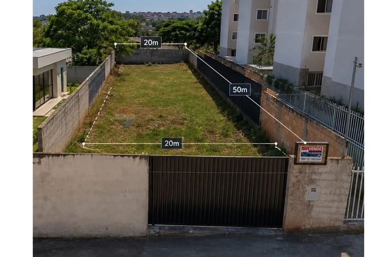 Lote de 1000 m2 - Trevo/Pampulha