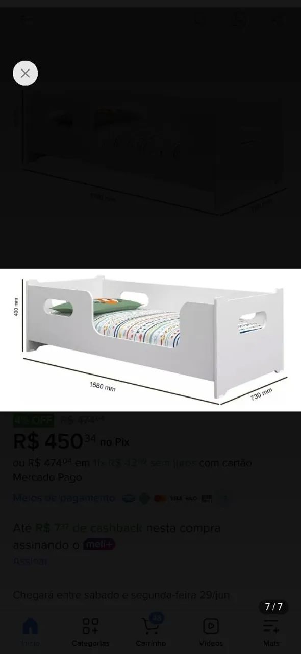Cama montessoriana infantil  - Foto 3