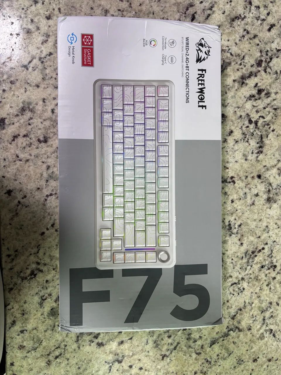 Teclado mecânico FreeWolf F75 - Foto 4