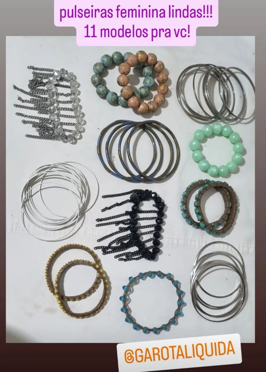 Pulseiras modelos diversos