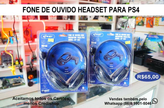 Fone Headset para ps3 entrada p2