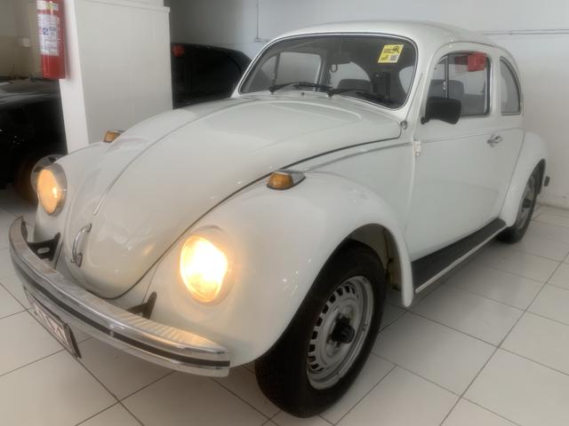 Vw Fusca 1300 Branco 1982 Relíquia Placa Preta