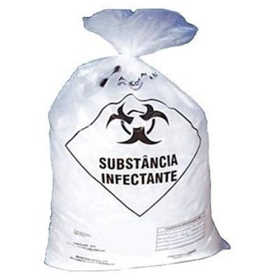 Saco de Lixo Hospitalar Infectante 100 Lts Branco Melhor Preço frete gratis Incplast novos