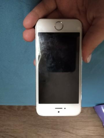 Iphone 5s Branco Com Detalhes Prata Em ótimo Estado Celulares E