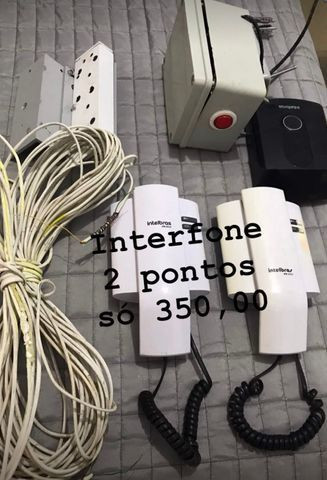 Interfone com 2 pontos