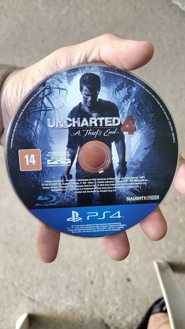 Uncharted 4 Mídia Física - Jogos de Vídeo Game - Parque Santo Antônio (Nova  Veneza), Sumaré 1261827858